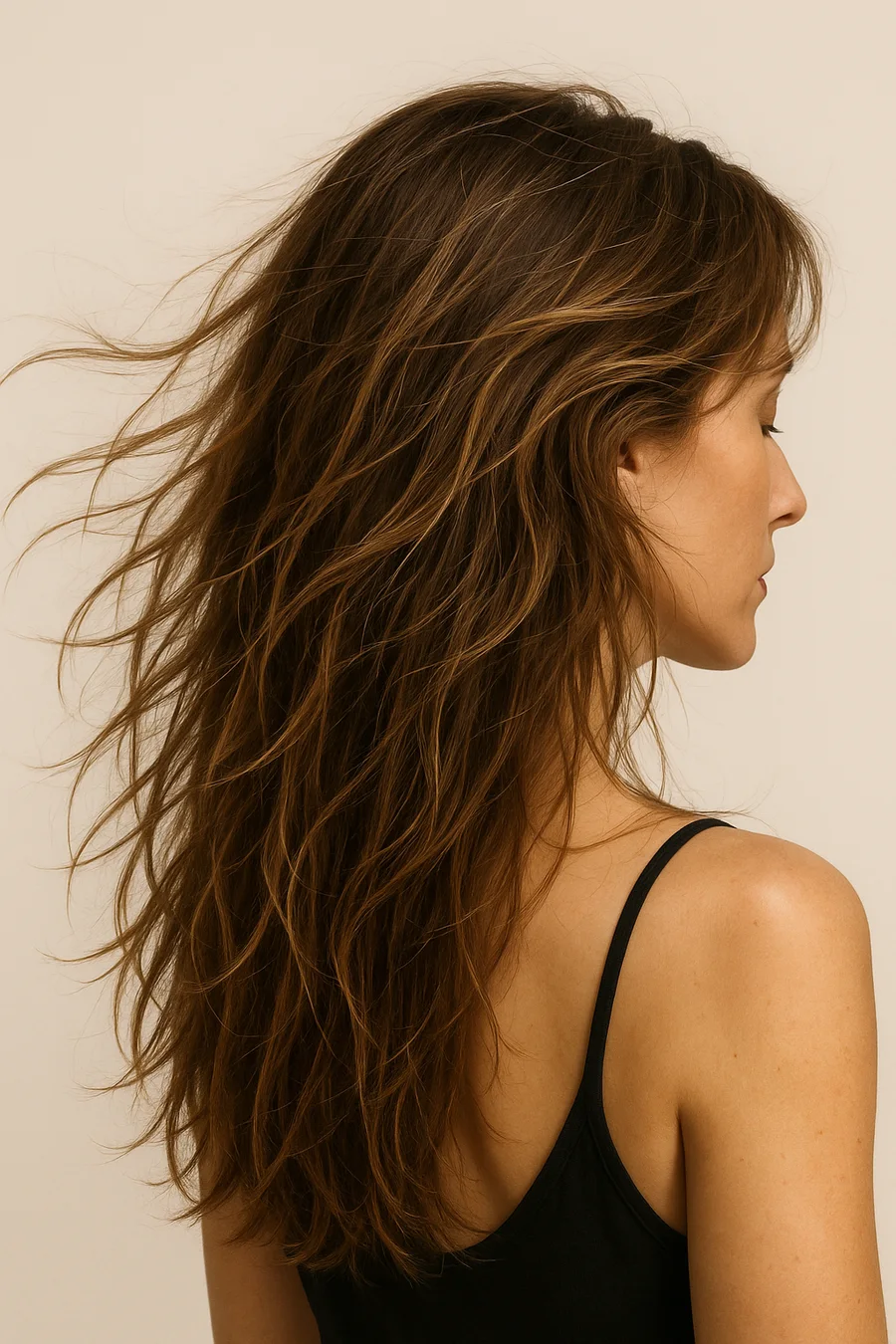 Flamboyant Natural Body Type haircolor direction — editorial beauty photograph