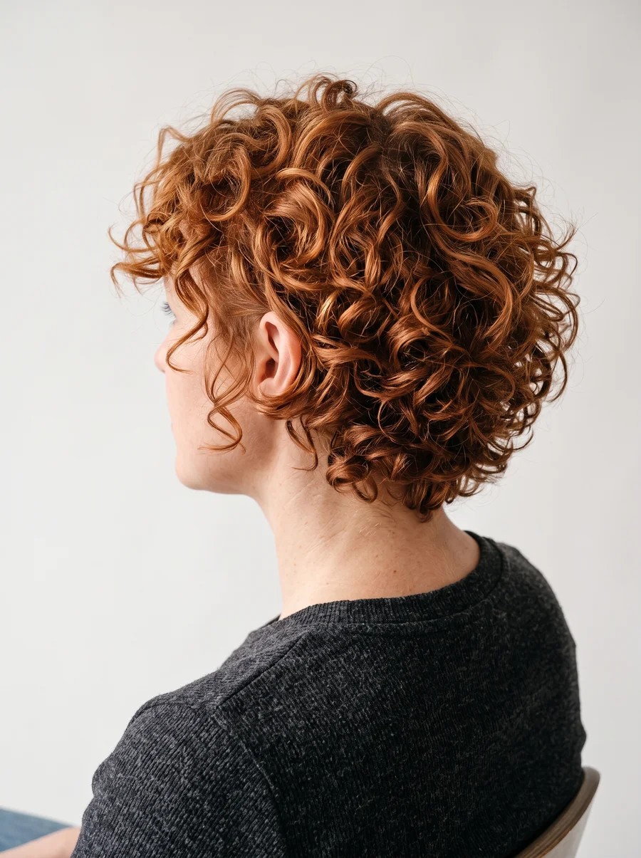 Soft Gamine Body Type haircolor direction — editorial beauty photograph